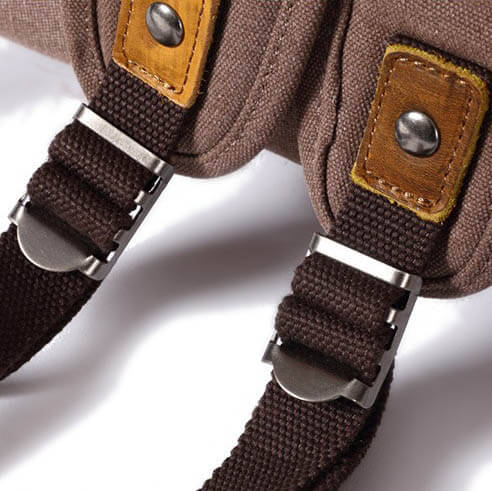 Gurt Baumwolle Schnalle Retro Rucksack