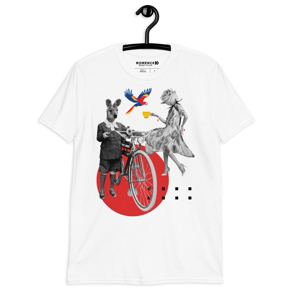 t shirt rennrad motiv Unisex-T-Shirt Rosentanz – Bomence