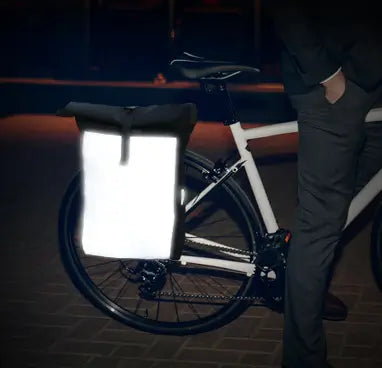 Erleuchte die Nacht mit reflektierenden Fahrradtaschen: Sei sicher und stilvoll unterwegs!