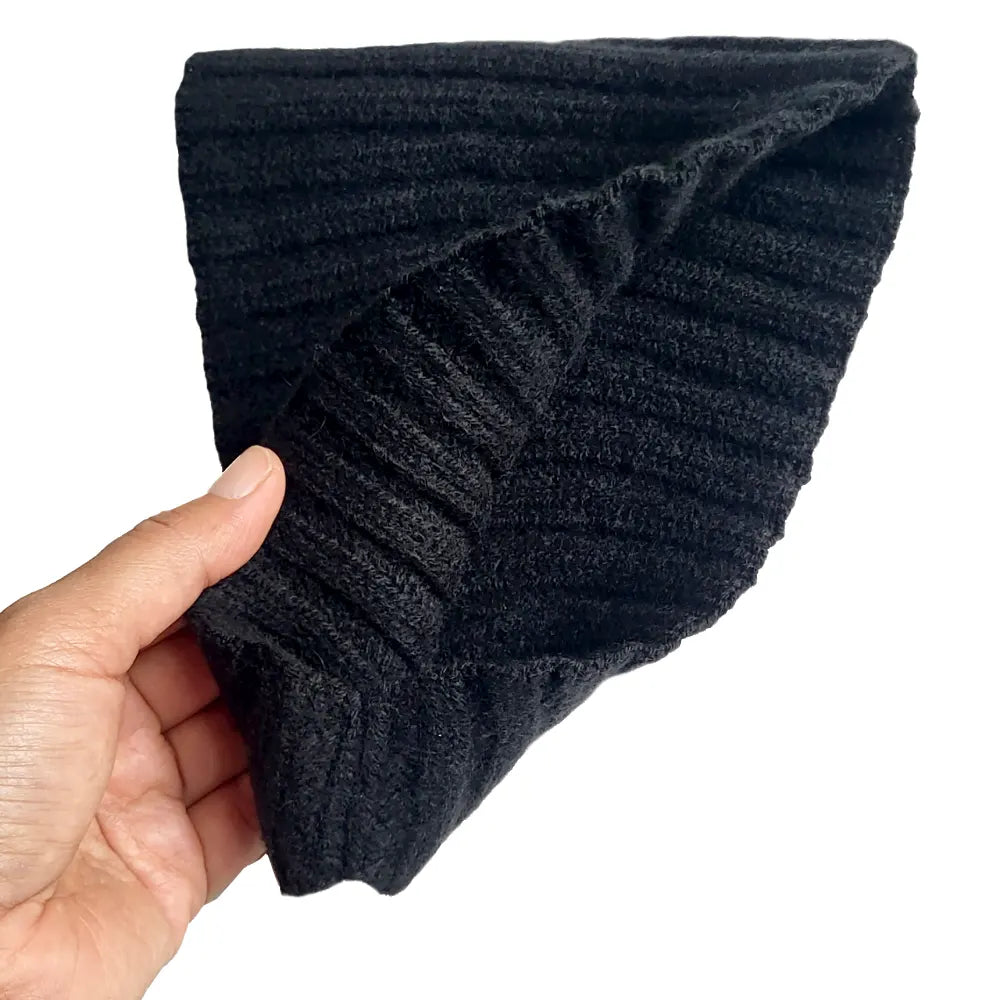 Dreieck Stirnband Kaschmir Wolle dick und warm