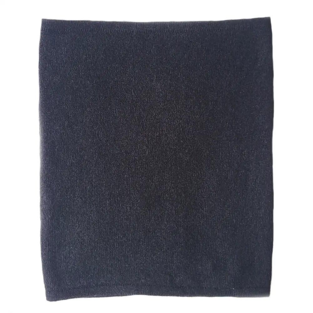 Schlauchschal Kaschmir schwarz Viereck