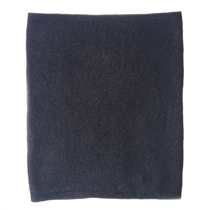 Schlauchschal Kaschmir schwarz Viereck