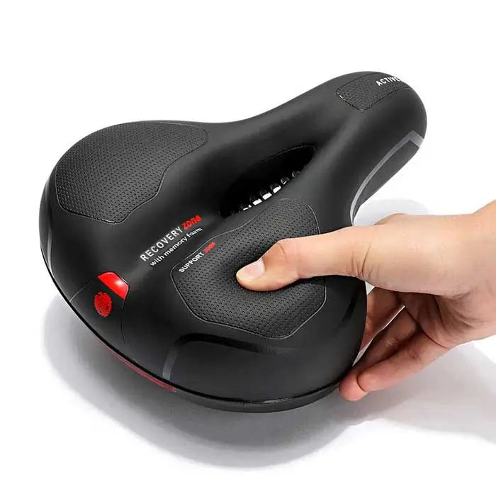 Damensattel Fahrrad mit Memory Foam weich mit Lüftungskanal – Bomence