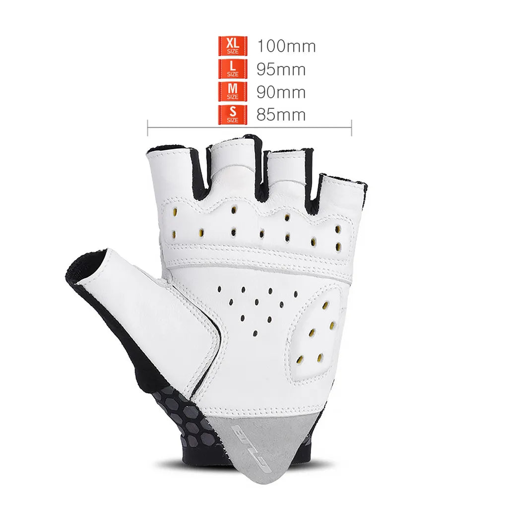 fahrradhandschuhe fingerlos Fahrradhandschuhe Damen & Herren fingerlos mit Leder – Bomence