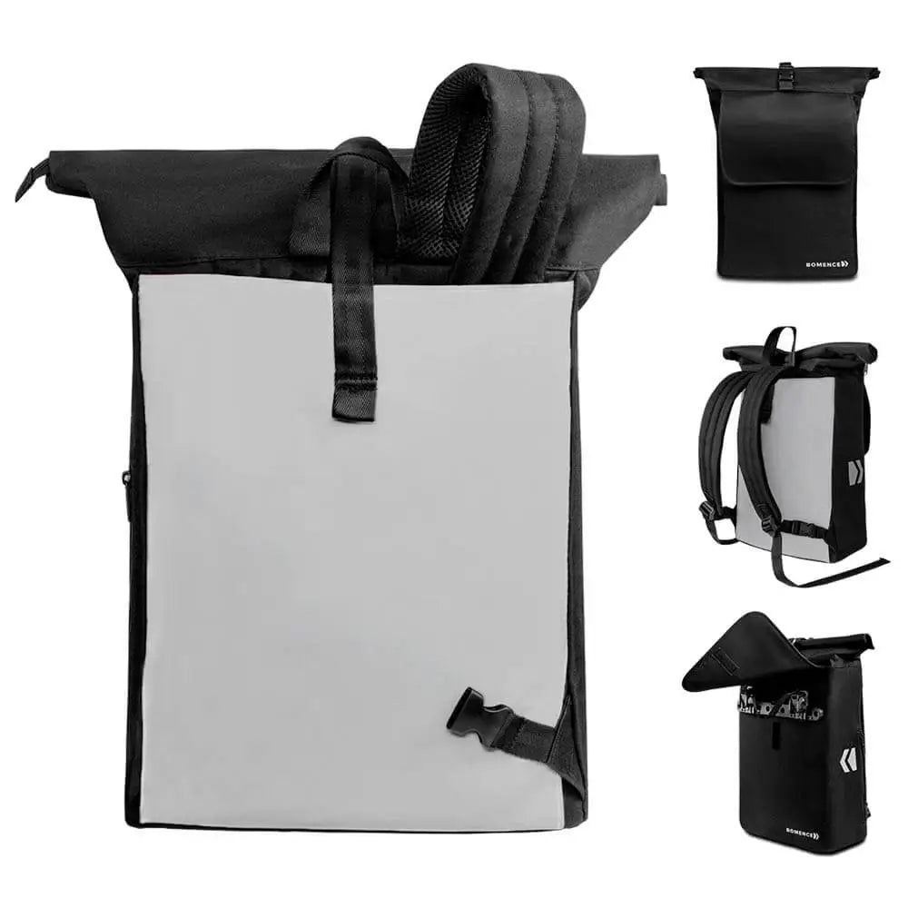 fahrradtasche gepäckträger rucksack kombi Fahrradtasche Rucksack 2-in-1 reflektierend