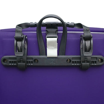 Pioneer Lila: Wasserdichte Fahrradtasche hinten