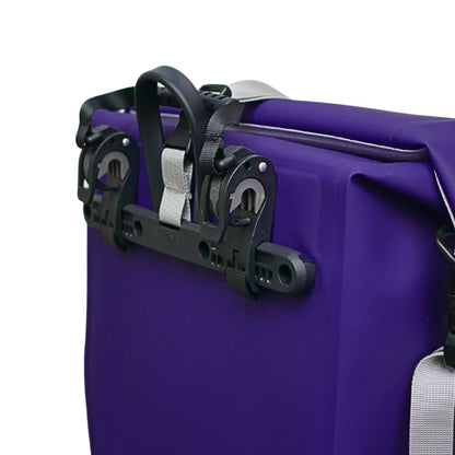 Pioneer Lila: Wasserdichte Fahrradtasche hinten