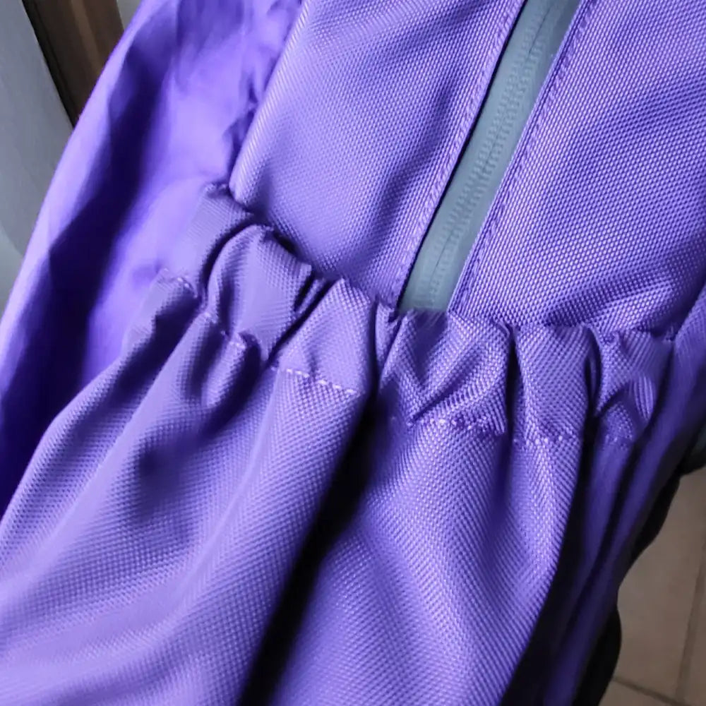 Trinkflasche Halterung am Rucksack mit Gummi lila