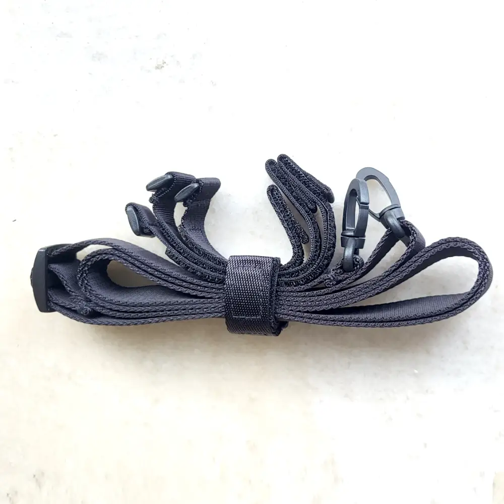 Gurte Klett und Umhängegurt Fahrradlenkertasche lila