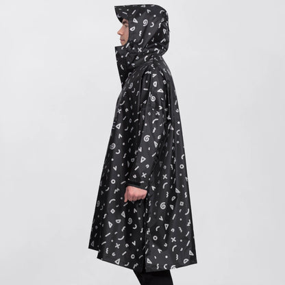 Reflektierender Regenponcho