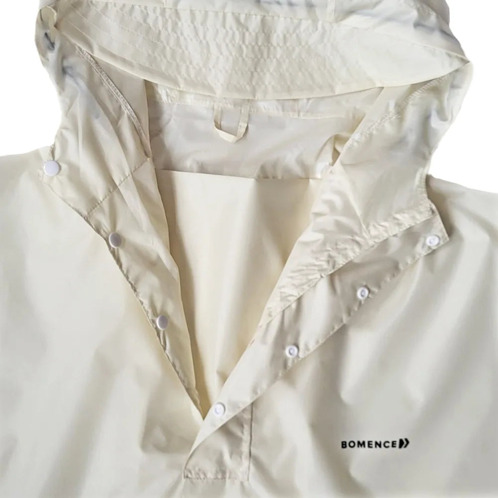 Großer Regenponcho mit Ärmeln (mit reflektierendem Streifen)