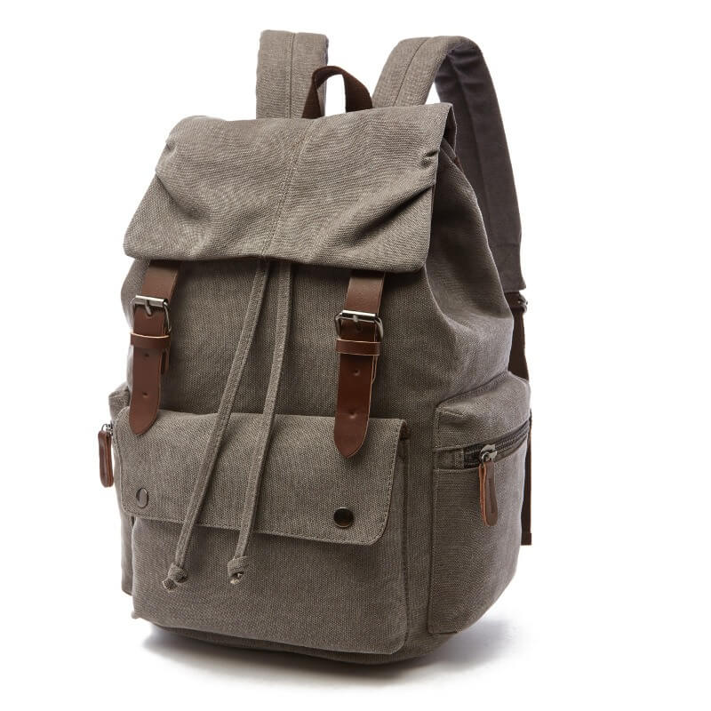 canvas wanderrucksack Canvas Rucksack "Metro" aus Baumwollte für Schule – Bomence