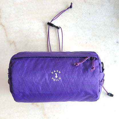 lila Fahrrad Lenkertasche Rolle groß