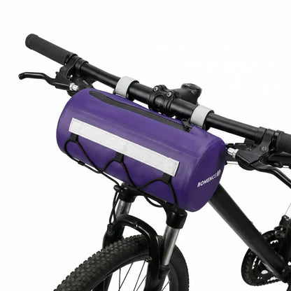 Pink bicycle pannier bag for women