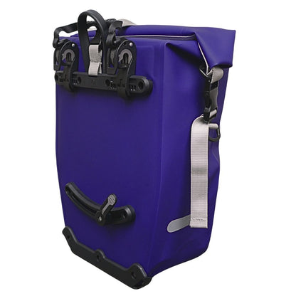 Pioneer Lila: Wasserdichte Fahrradtasche hinten
