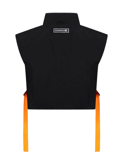 Bomence Wendeweste Fahrrad reflektierend schwarz