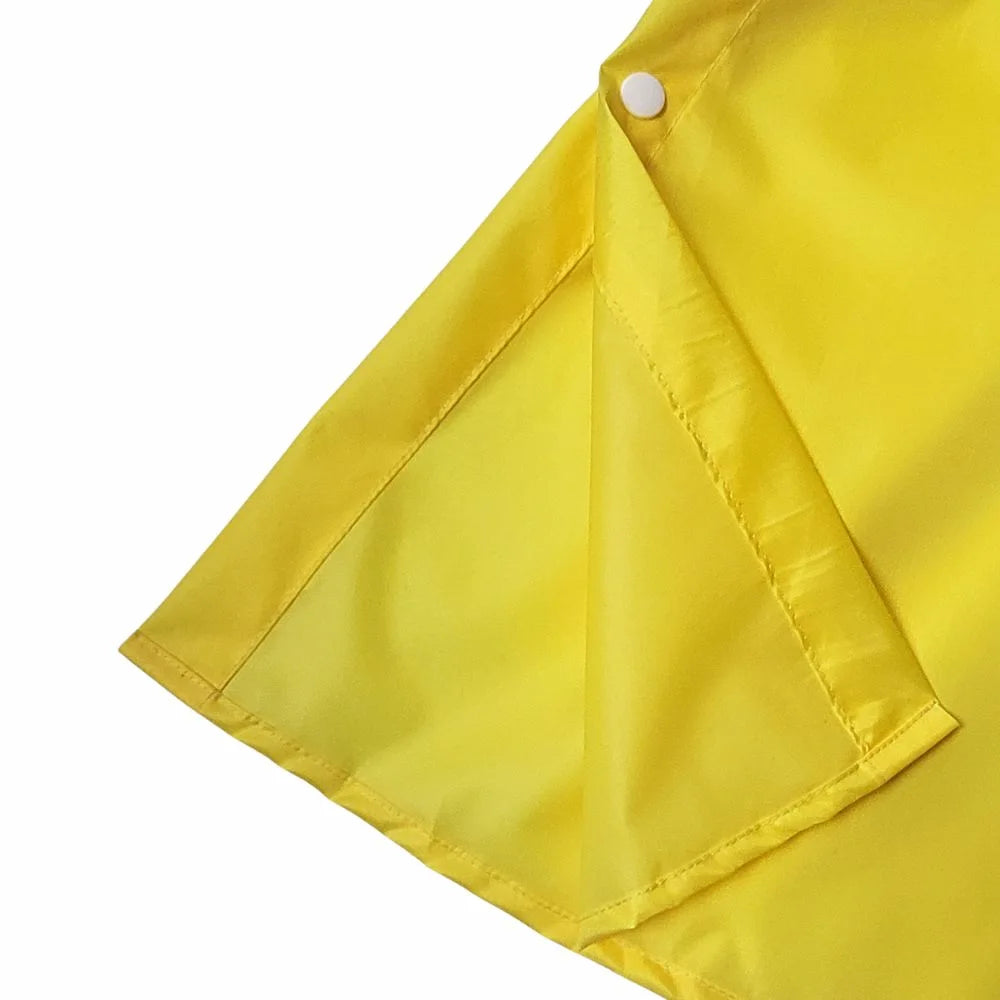 Großer Regenponcho mit Ärmeln (mit reflektierendem Streifen)