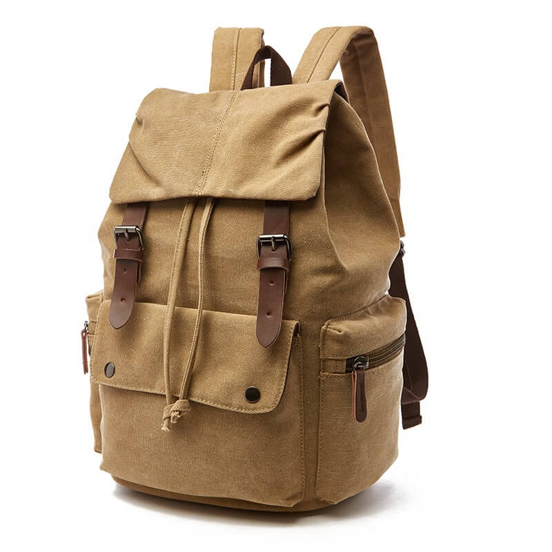 canvas wanderrucksack Canvas Rucksack "Metro" aus Baumwollte für Schule – Bomence