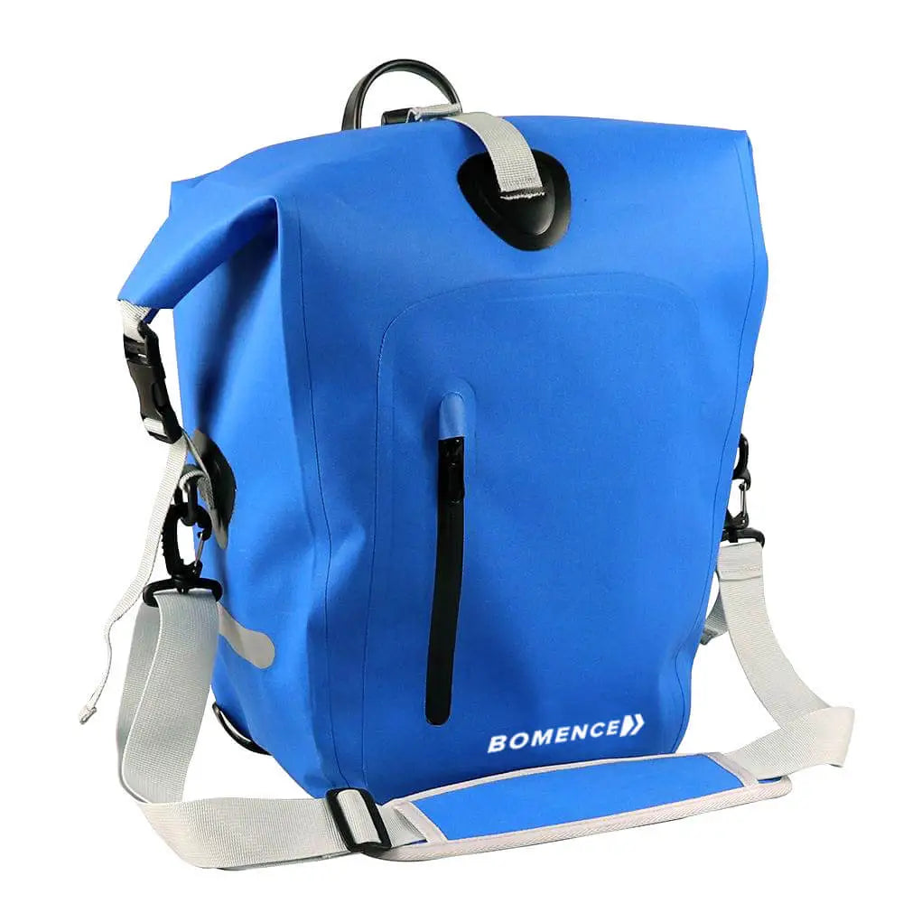 fahrradtaschen wasserdicht groß Wasserdichte Fahrradtaschen für Gepäckträger Blau – Bomence