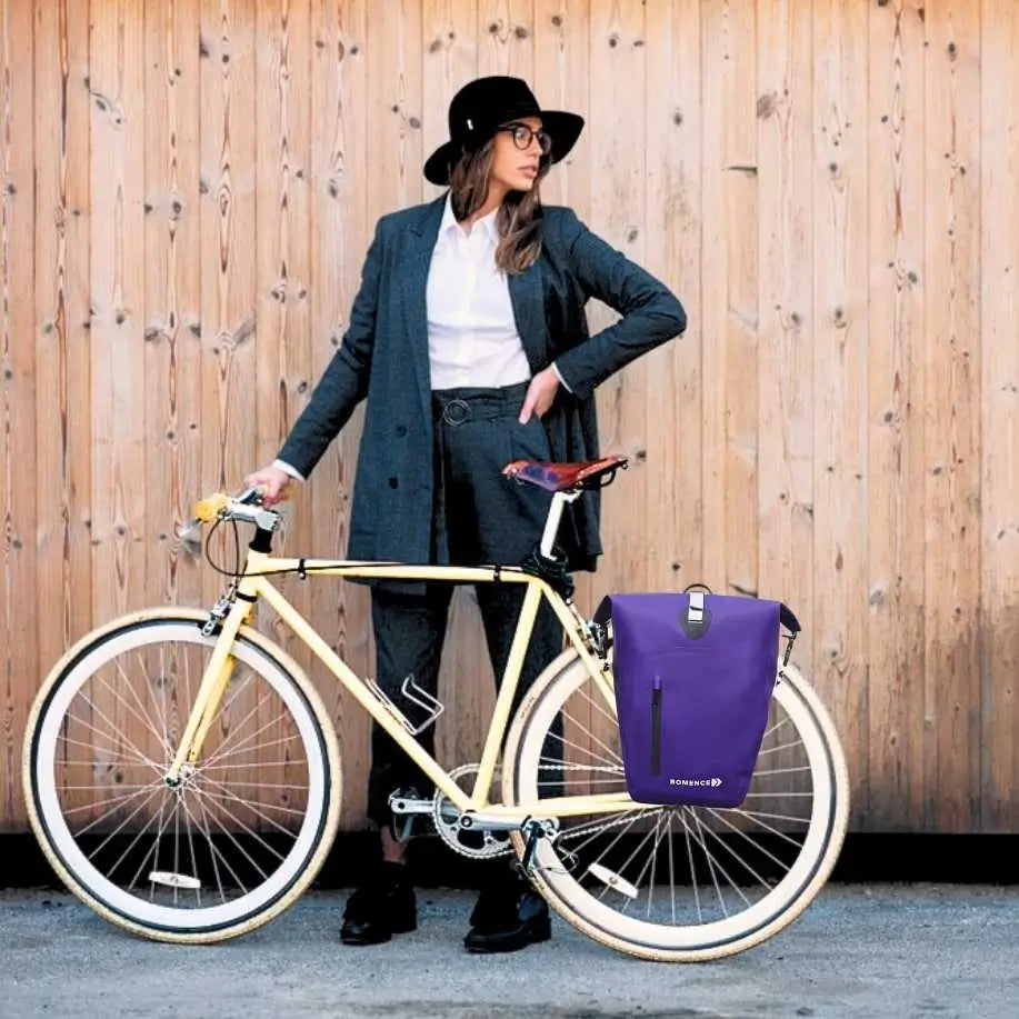 Fahrradtasche für Gepäckträger E-Bike | Lila