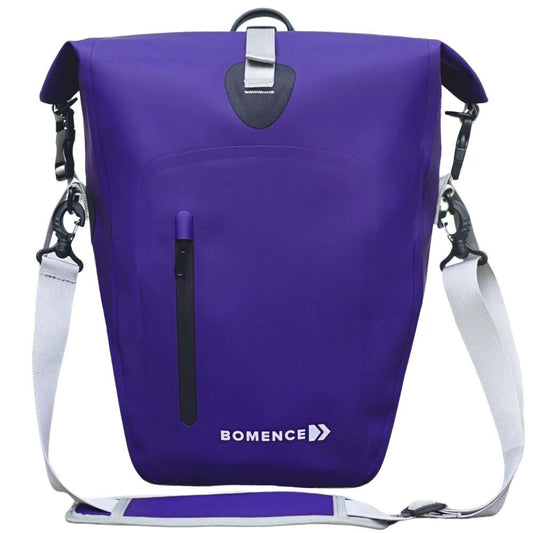 Pioneer Lila: Wasserdichte Fahrradtasche hinten