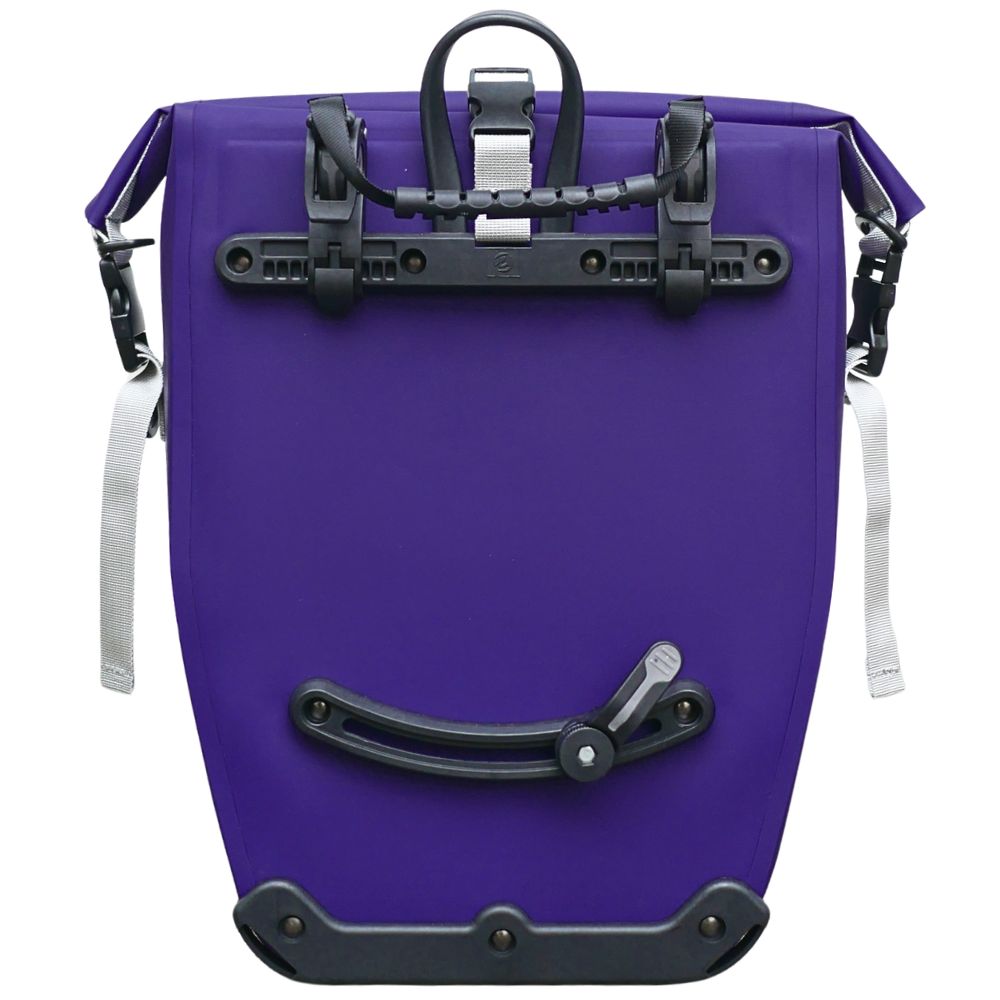 Pioneer Lila: Wasserdichte Fahrradtasche hinten