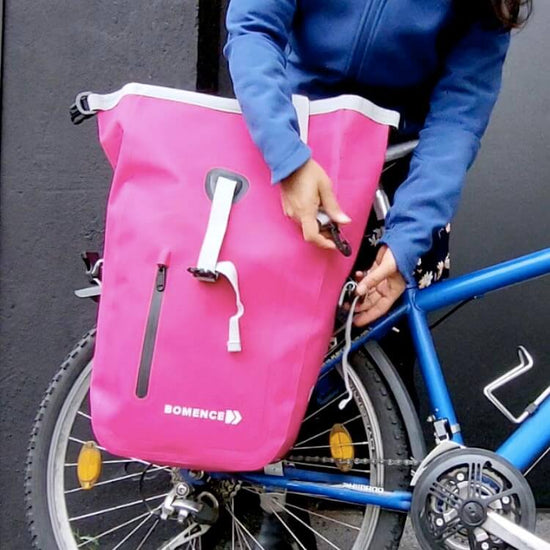 video pioneer pink bomence fahrradtasche