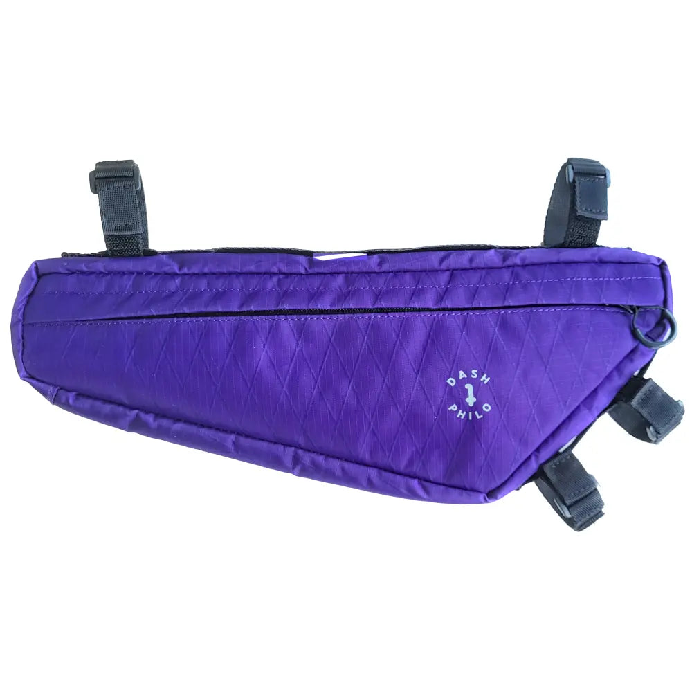 Long Frame bag for bicycle with Velcro