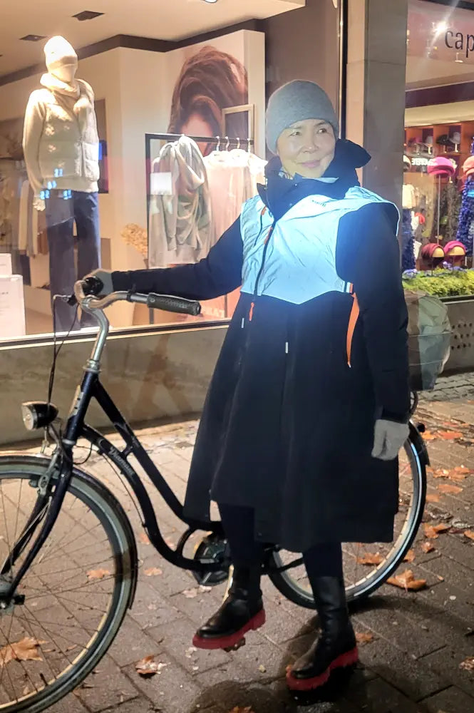 Reflektierende Weste fürs Fahrradfahren - Bomence Wendeweste "Good Spot"