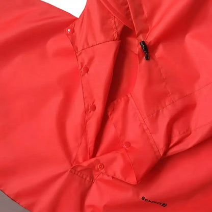 Großer Regenponcho mit Ärmeln (mit reflektierendem Streifen)