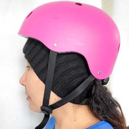 Kaschmir Stirnband aus Kaschmir für Fahrradhelm im Winter