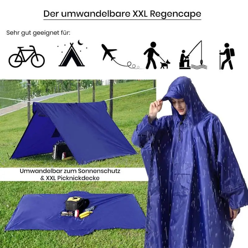 regenbekleidung fahrrad xxl Fahrrad Regencape XXL