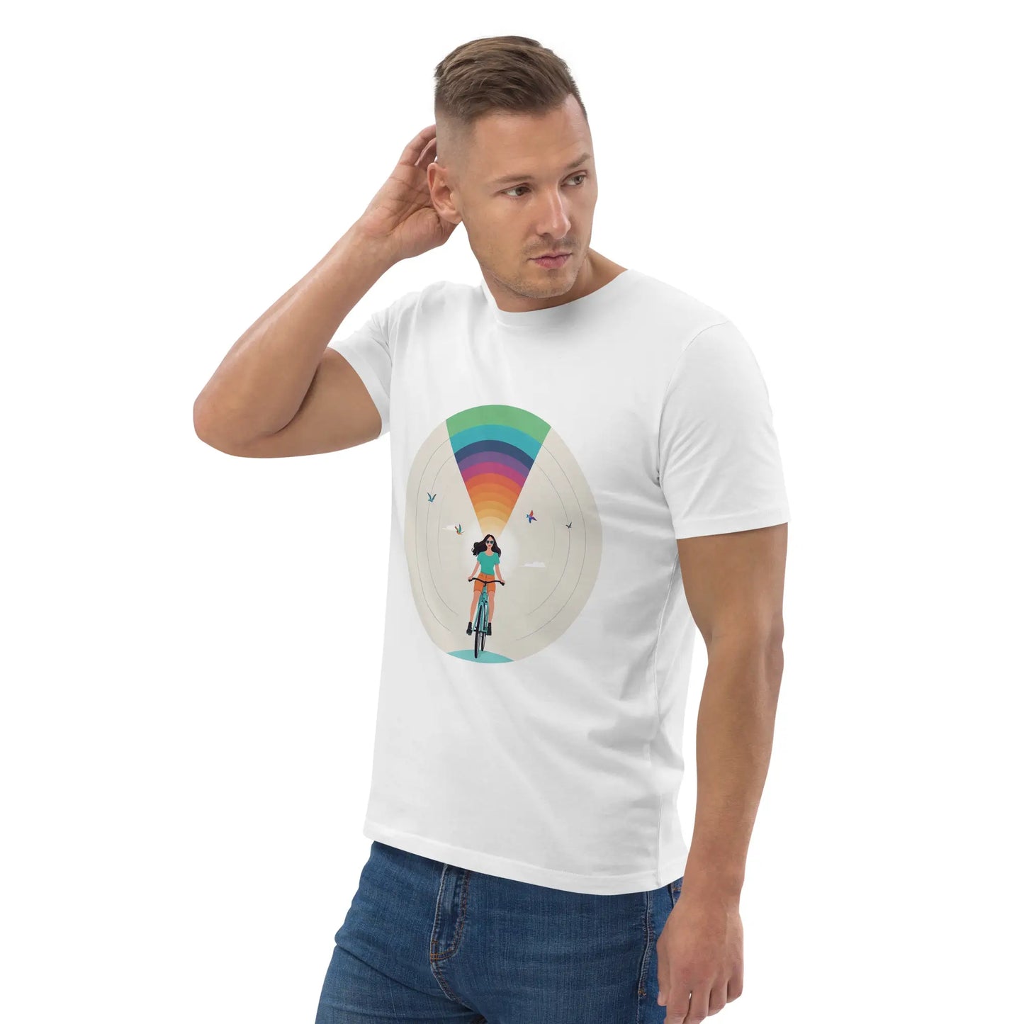 Unisex biologisch katoenen t-shirt Liberty