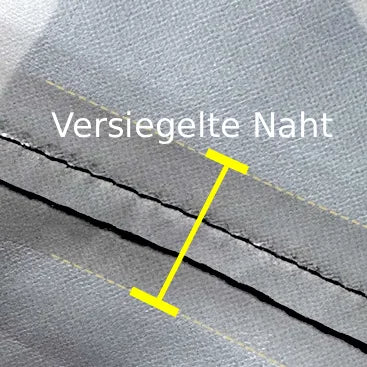 Regenponcho mit versiegelter Naht innen