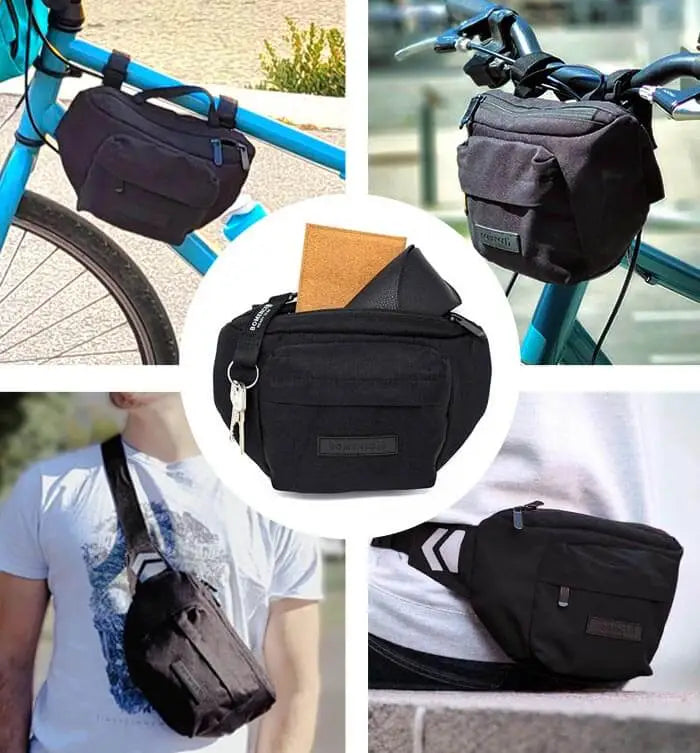 Everyday Commuter Set: Fahrradrucksack & Lenkertasche – Bomence