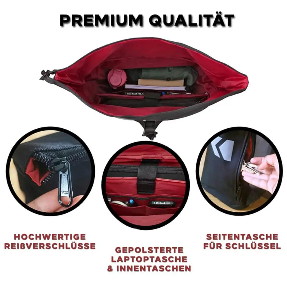 Everyday Commuter Set: Bicycle backpack and handlebar bag