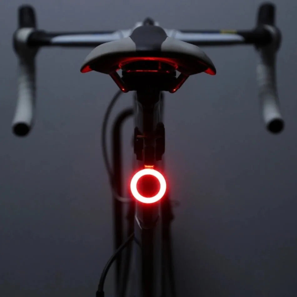 Fahrrad Rücklicht USB aufladbar LED Herz, Kreis