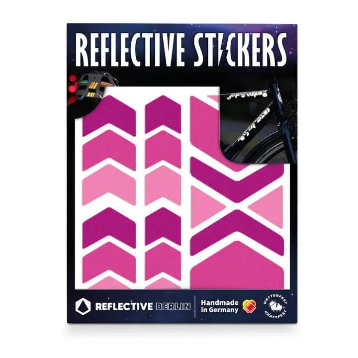 Reflektierende Sticker für Fahrradrahmen