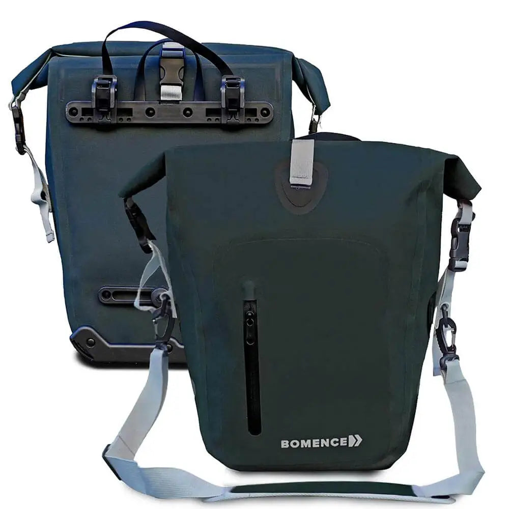 Fahrrad Gepäckträgertaschen - Set 2 Stück (Pioneer grün)