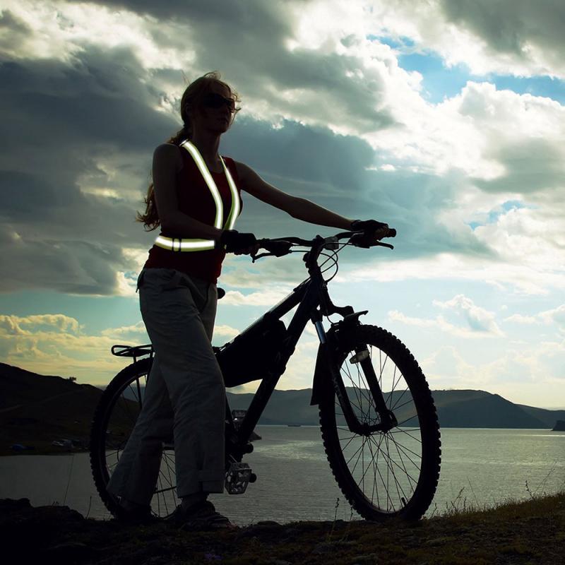 fahrrad reflektoren mountainbike Elastischer Reflektorgurt für Fahrradfahrer