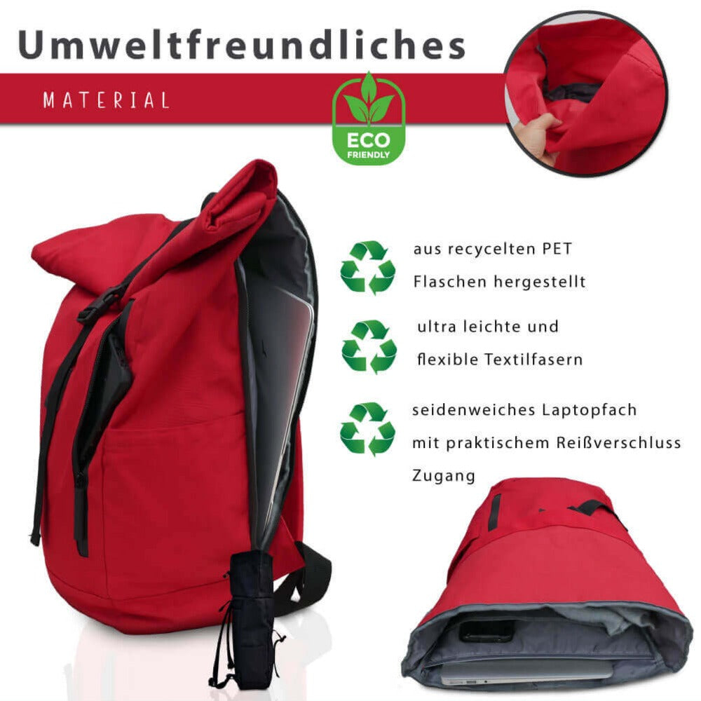 Rolltop rucksack outlet klein