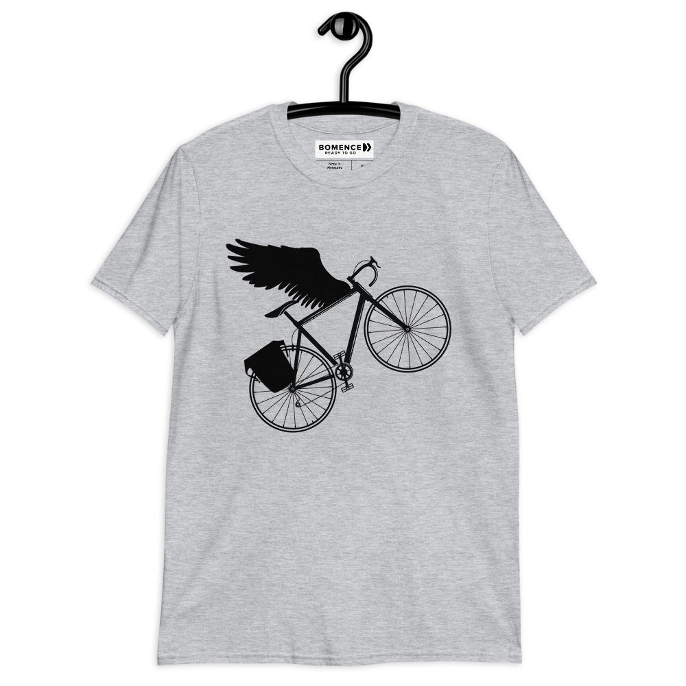 Unisex T-shirt Vliegende fiets