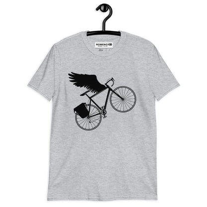 Unisex T-shirt Vliegende fiets